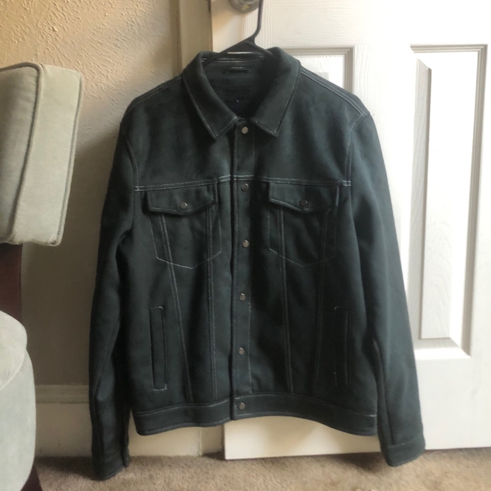 New Faux Suede Trucker Jacket